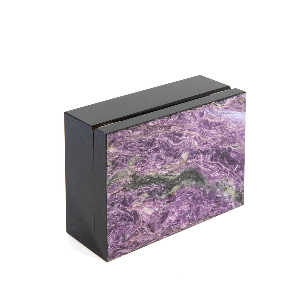 Charoite 3.9 inch Gemstone Box - JJR-037 - Crystalarium