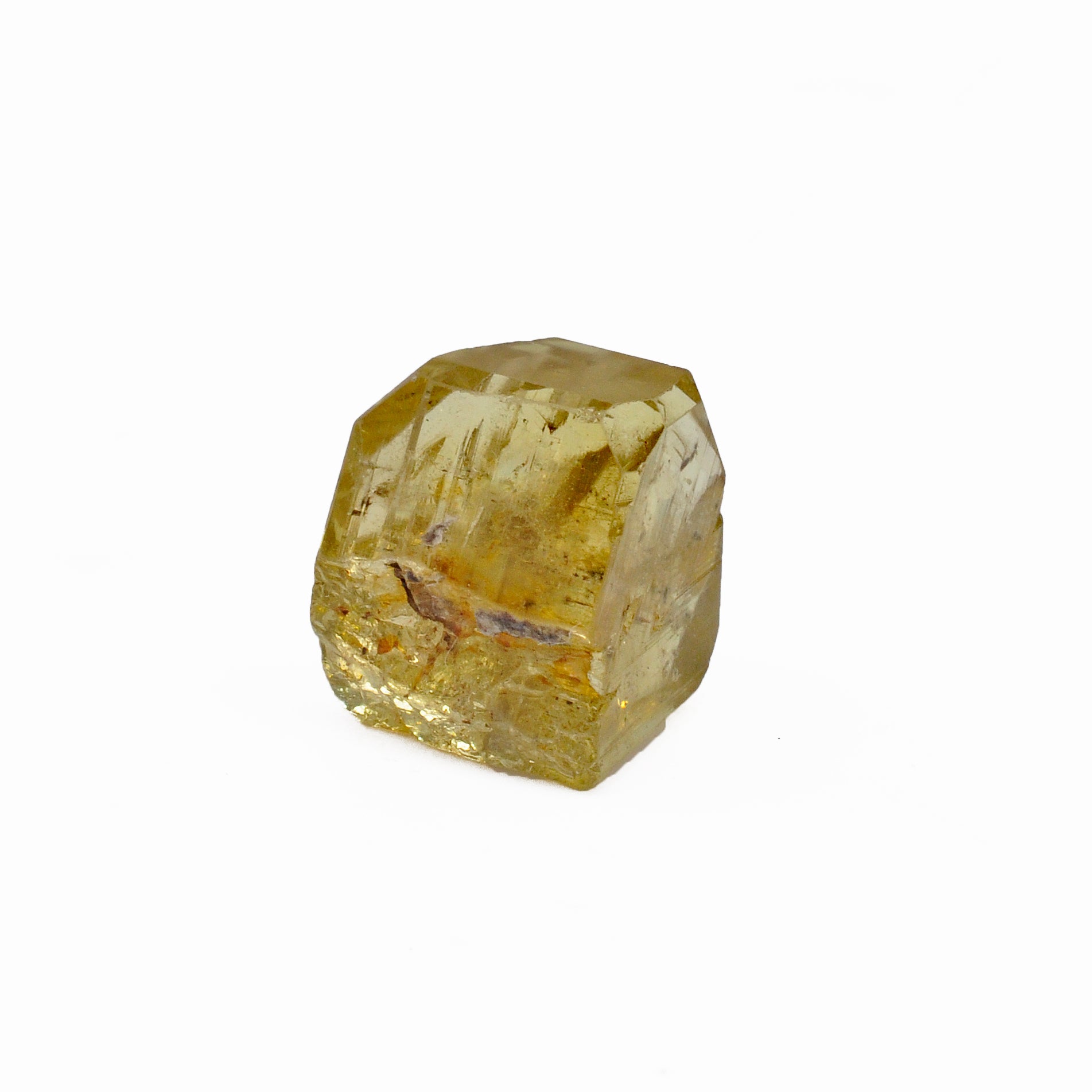 Chrysoberyl - Yellow Gem Crystal - OX-295 - Crystalarium