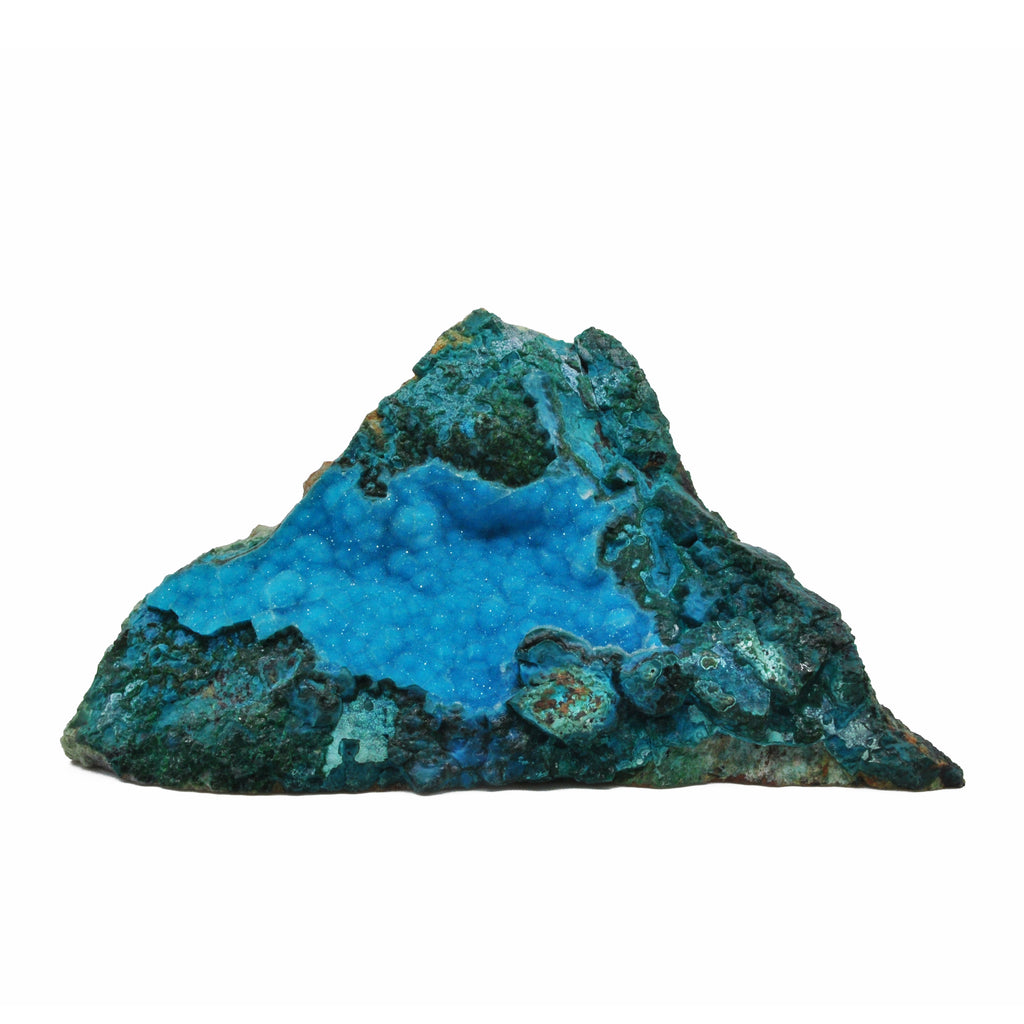 Druzy Chrysocolla 5.85 inch 0.95 lbs Natural Crystal Specimen - Arizona - DDX-267 - Crystalarium