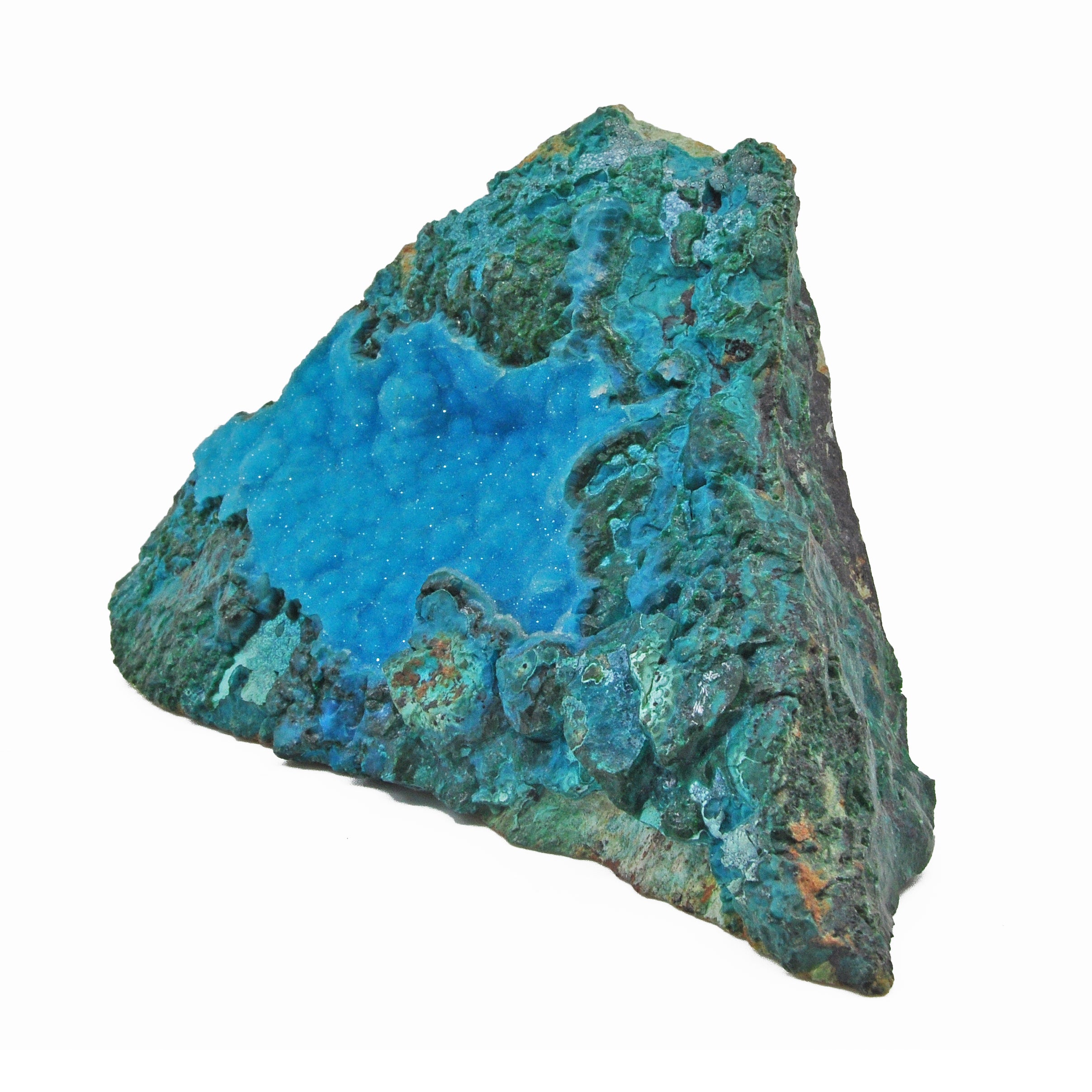 Druzy Chrysocolla 5.85 inch 0.95 lbs Natural Crystal Specimen - Arizona - DDX-267 - Crystalarium