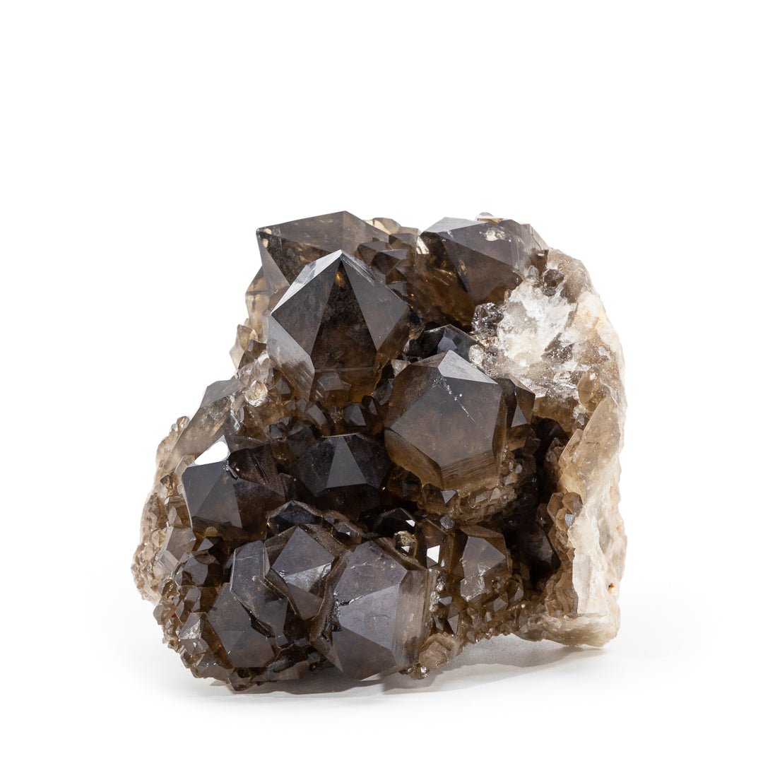 Smoky Citrine 5.23 Inch 3.5lb Natural Crystal Cluster - Congo - GGX-047 - Crystalarium
