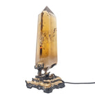 Citrine 15.9 Inch 13.1lb Polished Crystal Point on Custom Light Stand - Brazil - KKH-006 - Crystalarium