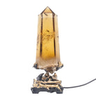 Citrine 15.9 Inch 13.1lb Polished Crystal Point on Custom Light Stand - Brazil - KKH-006 - Crystalarium