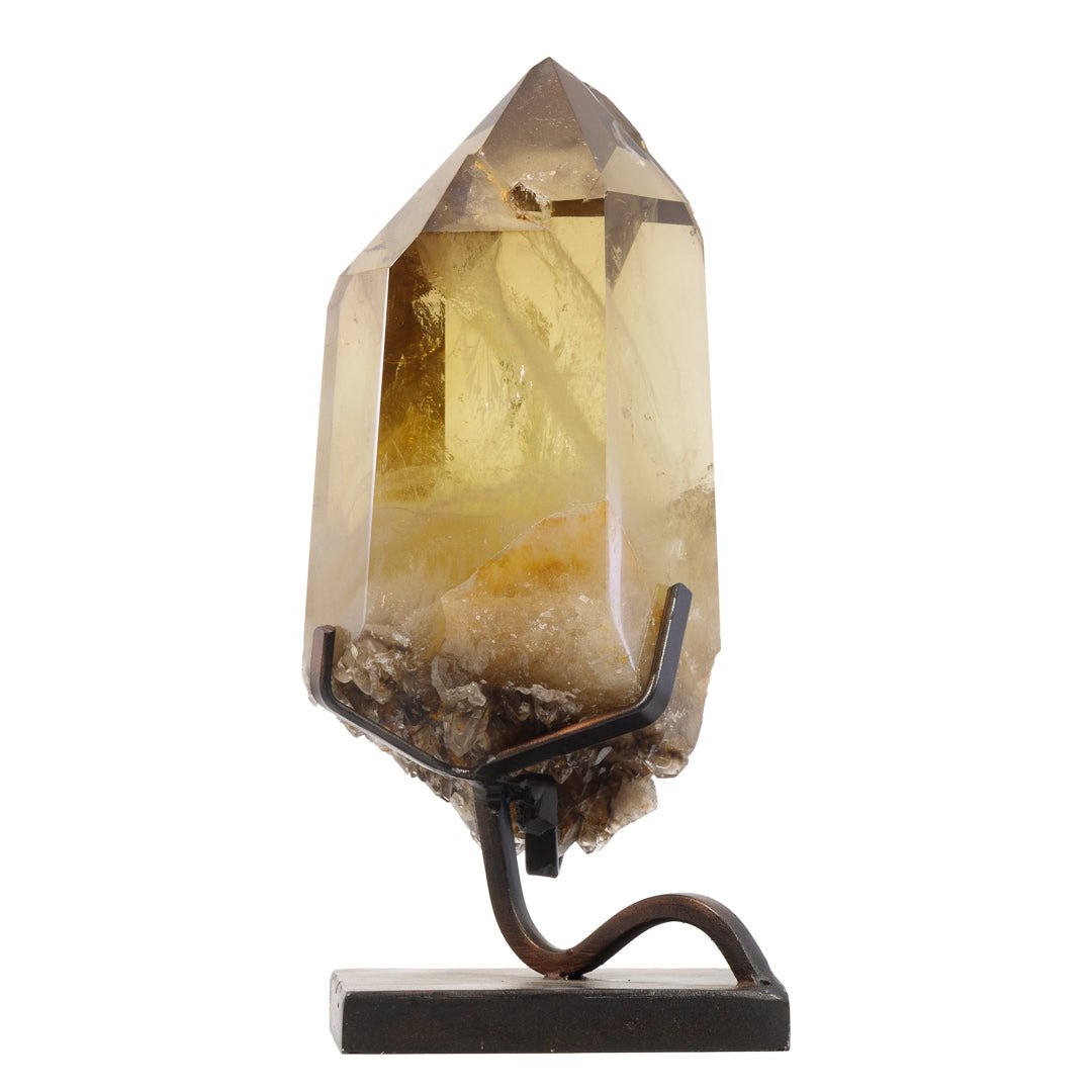 Citrine 11.5 Inch 8.58lb Polished Crystal on Stand - Brazil - KKH-284 - Crystalarium