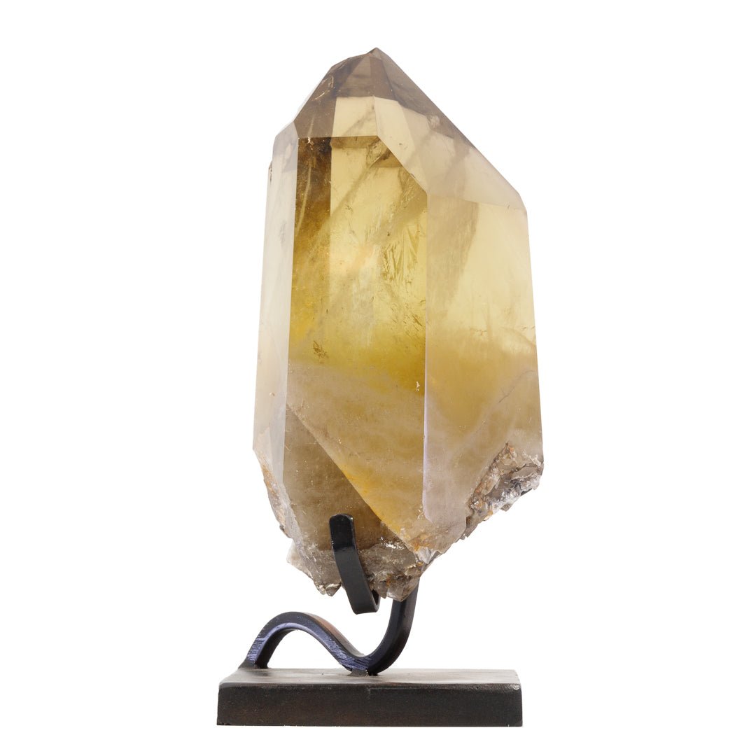 Citrine 11.5 Inch 8.58lb Polished Crystal on Stand - Brazil - KKH-284 - Crystalarium