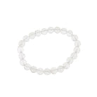 Clear Quartz 8mm Beaded Bracelet - JJW-013 - Crystalarium