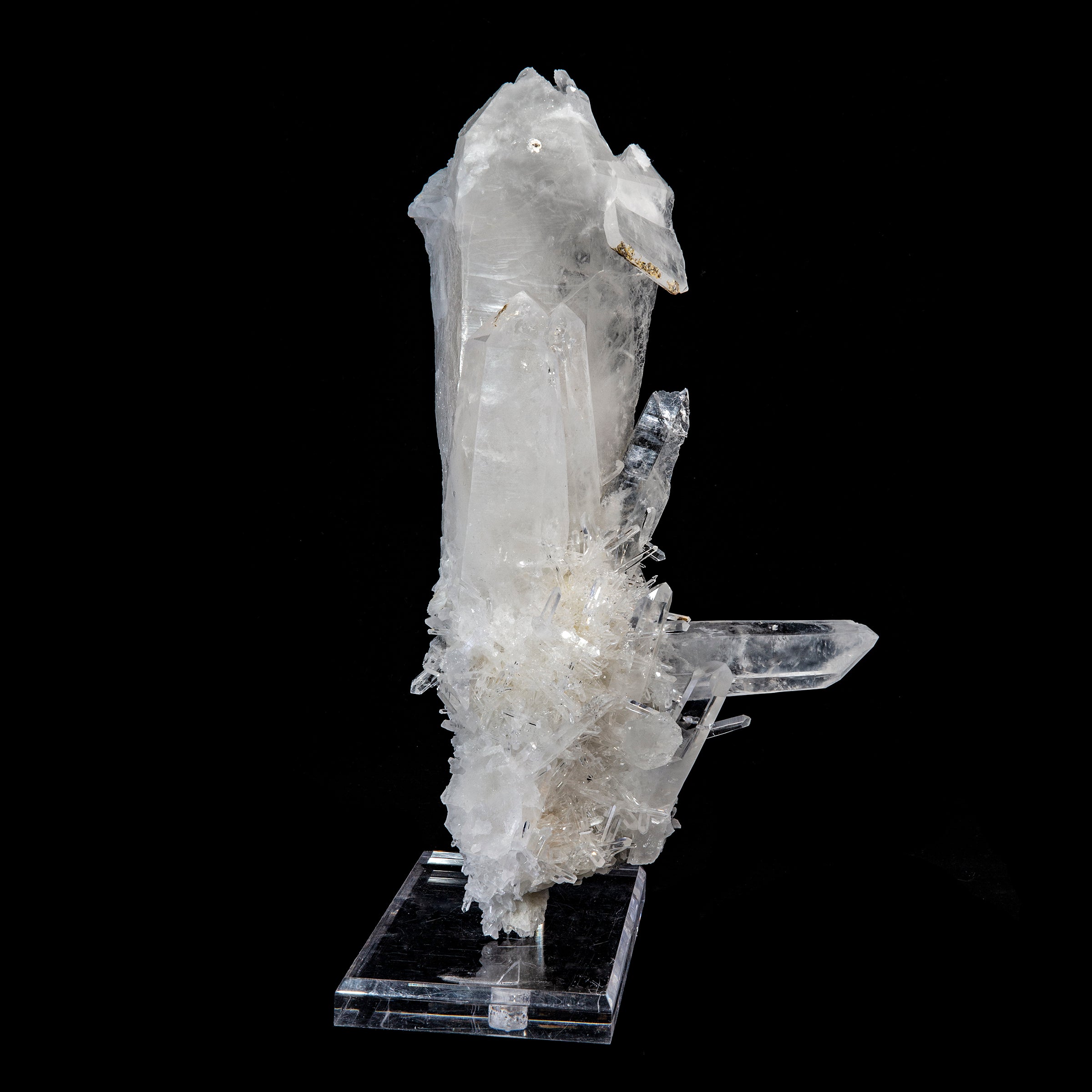 Colombian Quartz 13.75 Inch 4.6lb Natural Crystal Cluster - Colombia - JJX-424 - Crystalarium