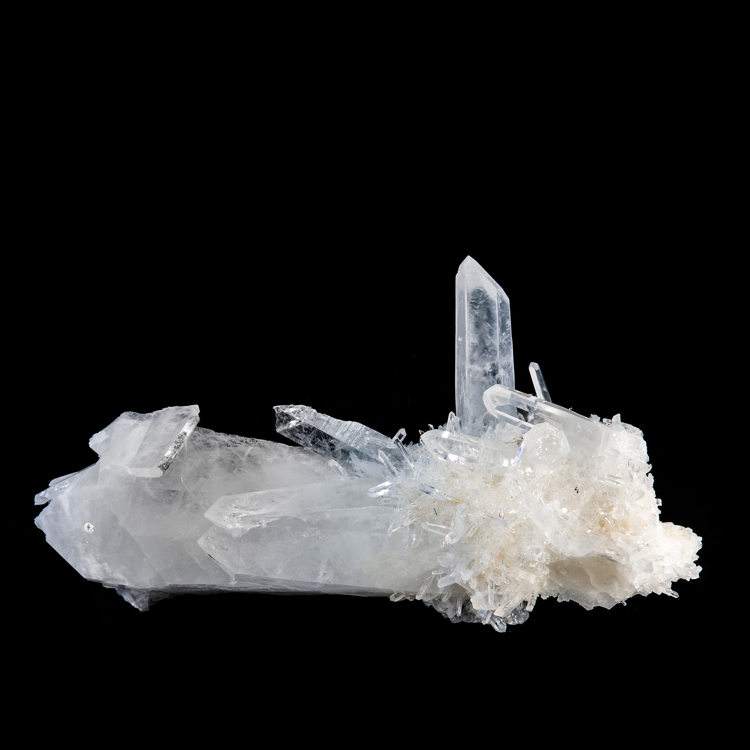 Colombian Quartz 13.75 Inch 4.6lb Natural Crystal Cluster - Colombia - JJX-424 - Crystalarium