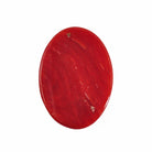 Red Coral 20.04 mm 15.28 carats Polished Oval Cabochon - Italy - EEV-047 - Crystalarium