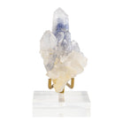 Dumortierite in Quartz 2.88 Inch 49.3 Gram Natural Crystal Cluster - Bahia, Brazil - JJX-420 - Crystalarium