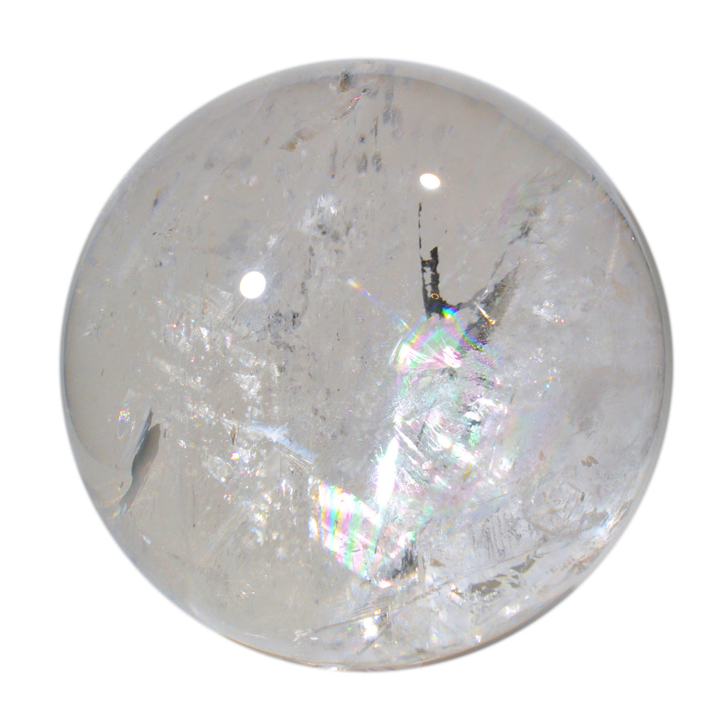Quartz 10.83 inch 62 lbs Polished Crystal Sphere - China - DDL-155 - Crystalarium