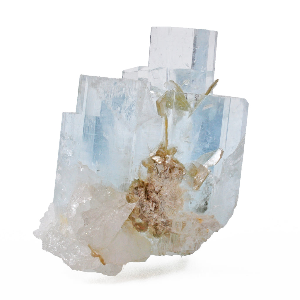 Aquamarine 1.85 inch 74 gram with Natural Gem Crystal - Pakistan - FFX-415 - Crystalarium