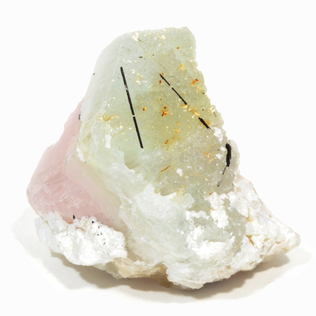 Bi-color Beryl Morganite and Aquamarine 80.5 gram 1.78 inch Natural Gem Crystal - Pakistan - CCX-523 - Crystalarium