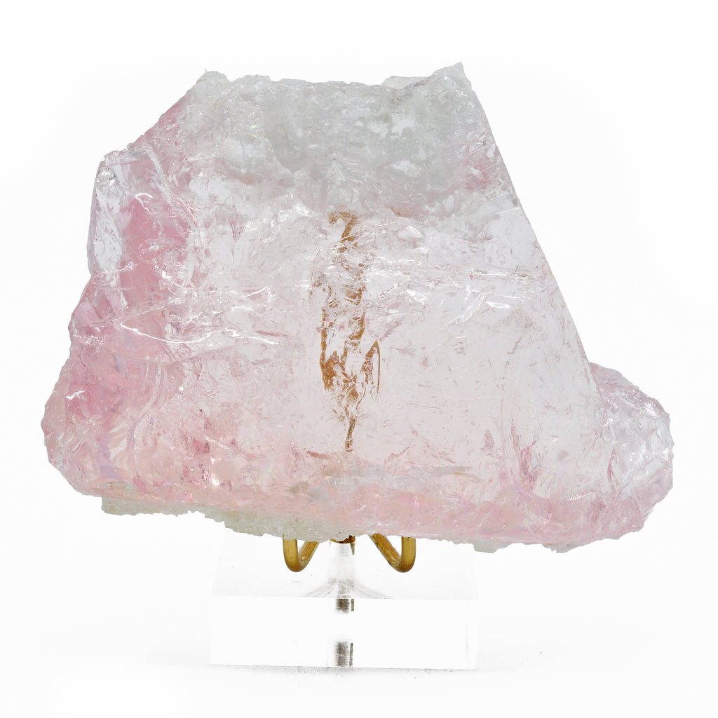 Morganite with Aquamarine 4 inch 369 gram Natural Gem Crystal - Brazil - MSCON-005 - Crystalarium