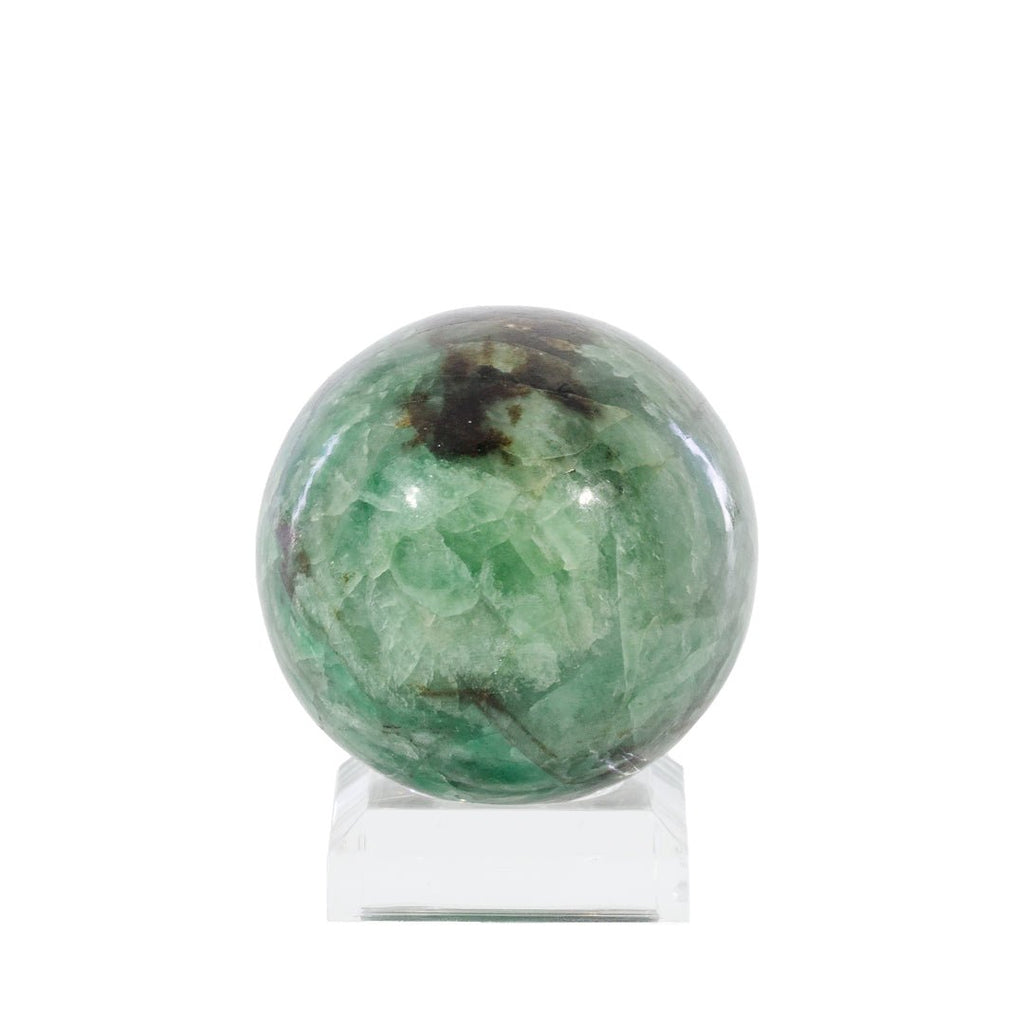Emerald 1.2 Inch 43 Gram Polished Crystal Sphere - Brazil - KKL-020 - Crystalarium