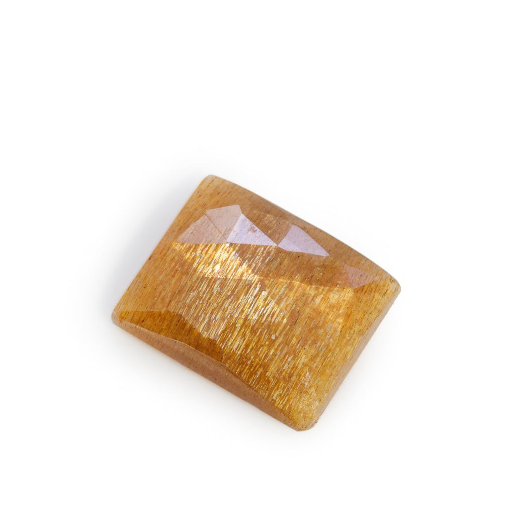 Golden Moonstone 11.76 Carat Faceted Gemstone - 18-030 - Crystalarium
