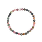 Faceted Tourmaline 5mm Beaded Bracelet - JJW-116 - Crystalarium