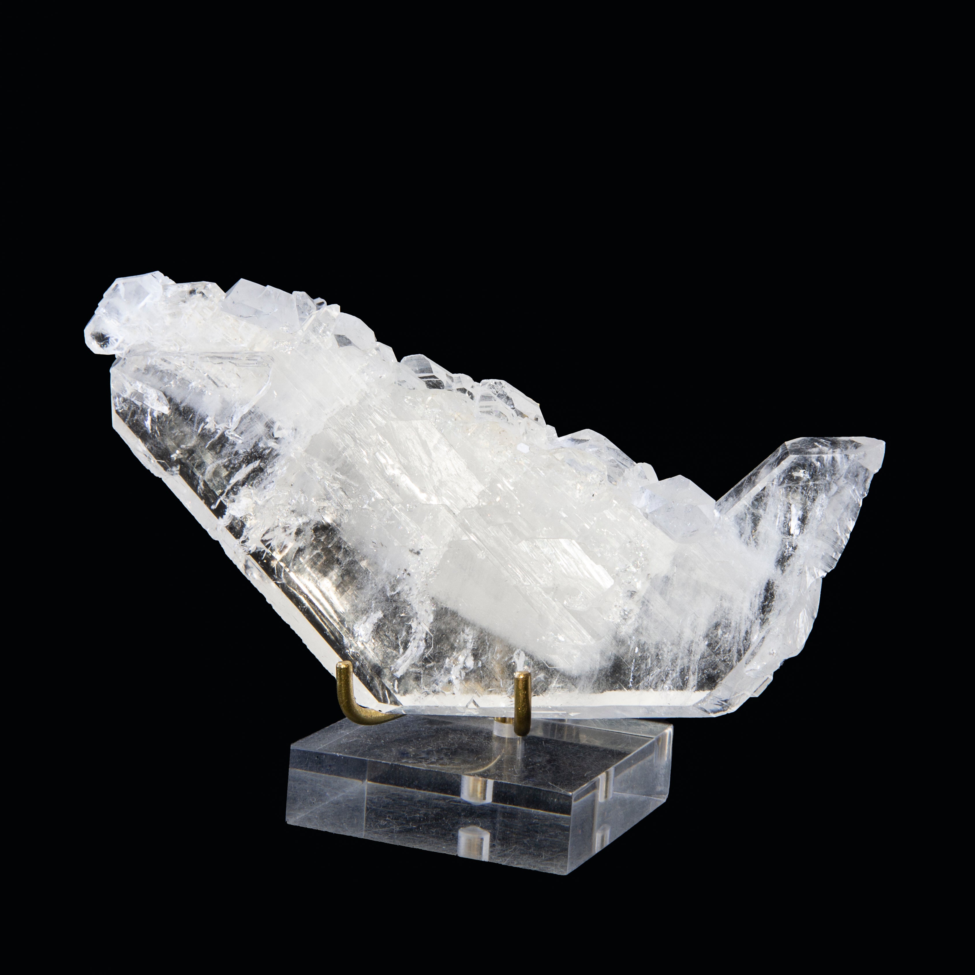Quartz Double Terminated 4.74 inch 139 gram Natural Faden Crystal Formation - Brazil - JJX-191 - Crystalarium