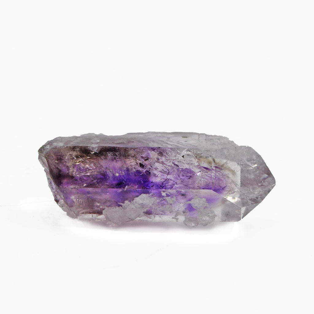 Amethyst 2.38 inch 49.8 gram with Analcime Natural Crystal Point - Brandberg, Namibia - FFX-109 - Crystalarium
