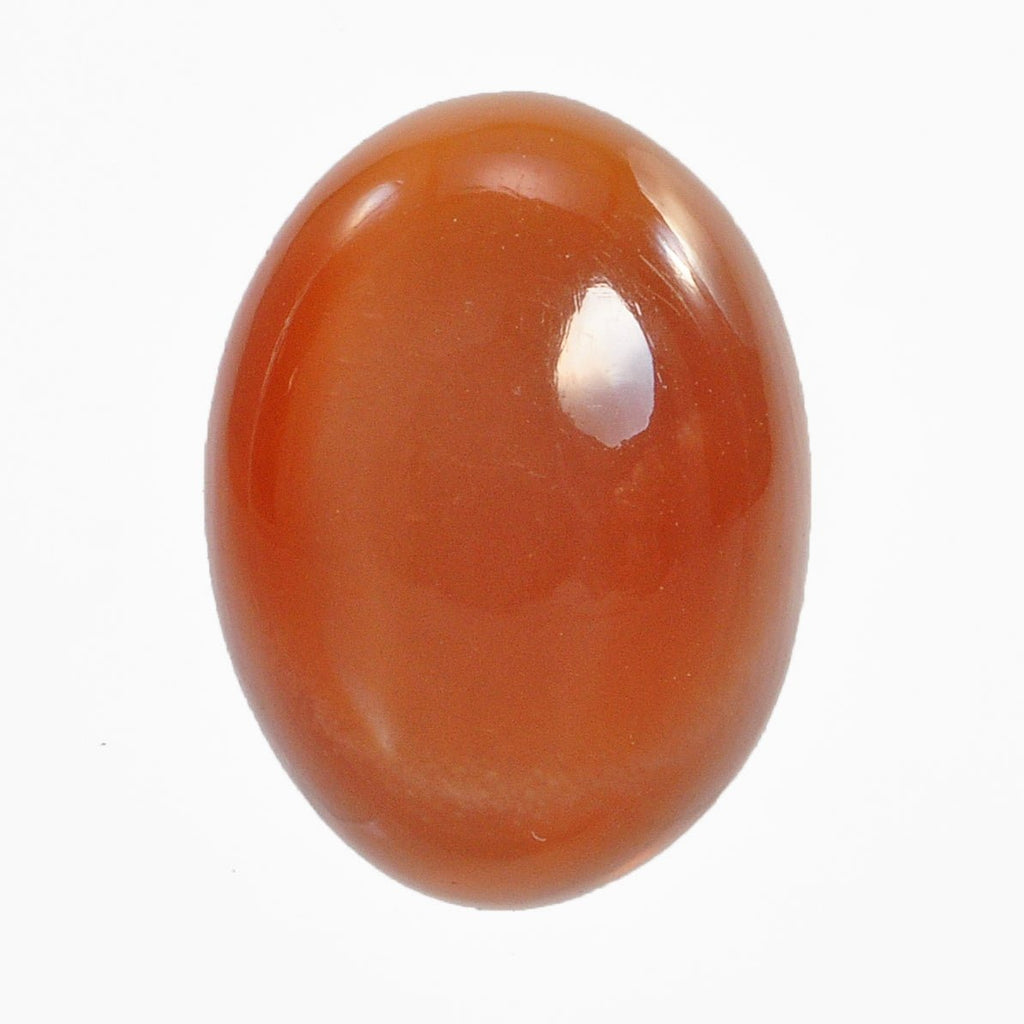 Peach Moonstone 23.66ct Oval Gemstone Cabochon - 1-706 - Crystalarium