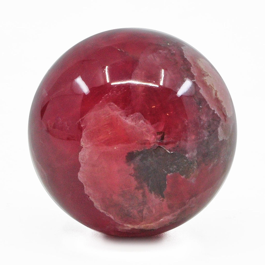 Rhodochrosite 1.1 inch 68.8 gram Polished Crystal Sphere - Argentina - FFL-041B - Crystalarium