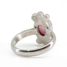 Pink Tourmaline 2.78 ct Sterling Silver Handcrafted Ring - FFO-204 - Crystalarium