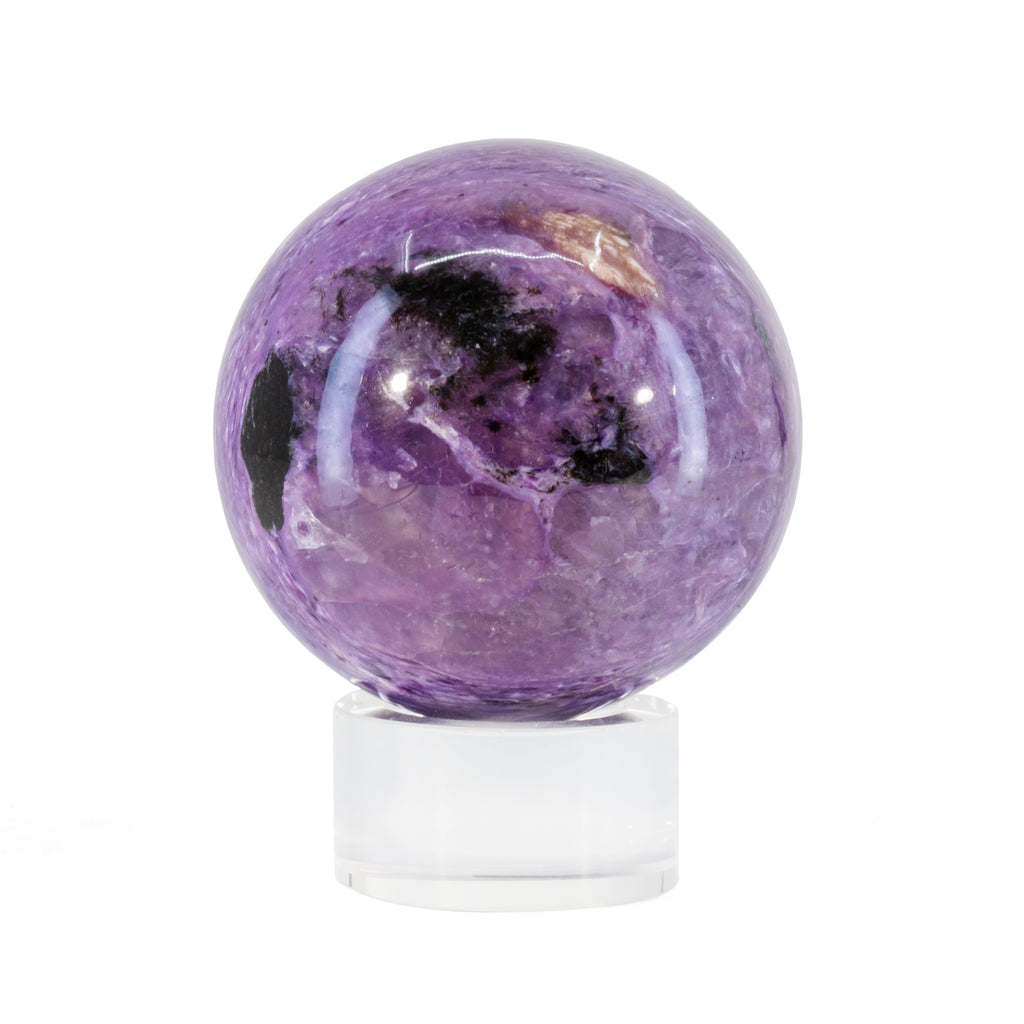 Charoite 358 gram 2.52 inch Polished Crystal Sphere - Russia - GGL-119 - Crystalarium