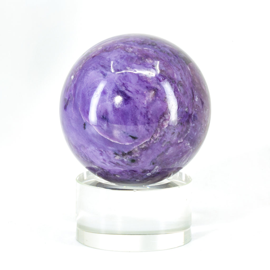 Charoite 1.9" 168 gram Polished Crystal Sphere - Russia - GGL-121 - Crystalarium