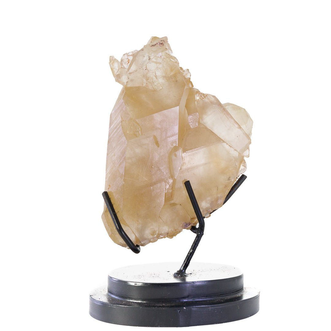 Golden Rutilated Quartz 6 Inch 12.27 Ounce Natural Crystal on Stand - Brazil - KKX-004 - Crystalarium