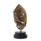 Rutilated Smoky Quartz 7.25 Inch 1.58lb Natural Crystal on Stand - Brazil - KKX-003 - Crystalarium