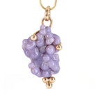 Grape Agate 21.64 carat Botryoidal Crystal 14k Handcrafted Pendant - DDO-183 - Crystalarium