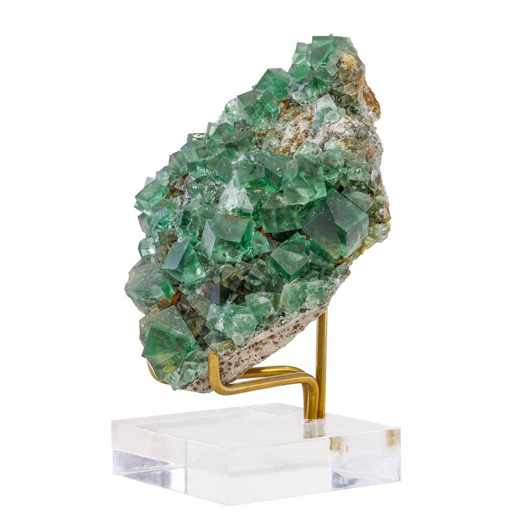 Green Fluorite 3.23 Inch 156gr Natural Crystal Specimen - Rogerly Mine, England - KKX-289 - Crystalarium
