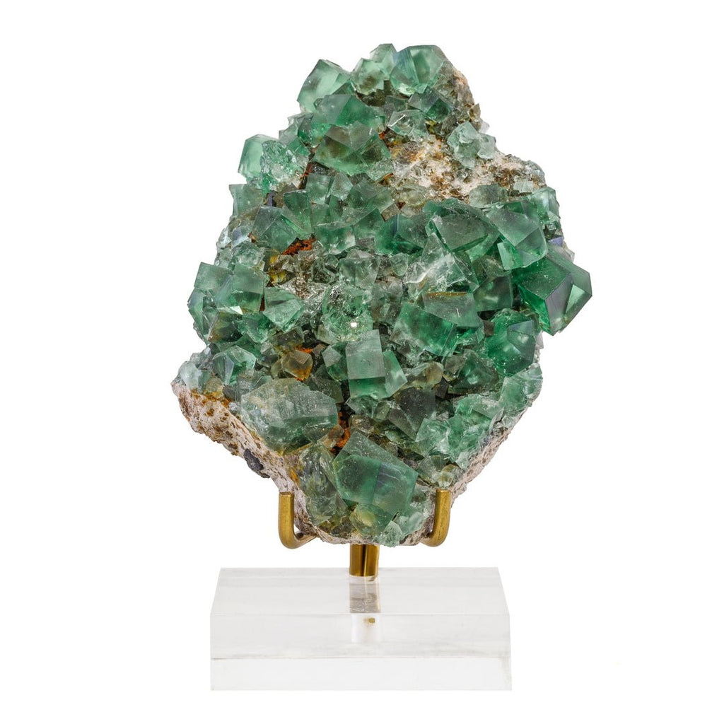 Green Fluorite 3.23 Inch 156gr Natural Crystal Specimen - Rogerly Mine, England - KKX-289 - Crystalarium