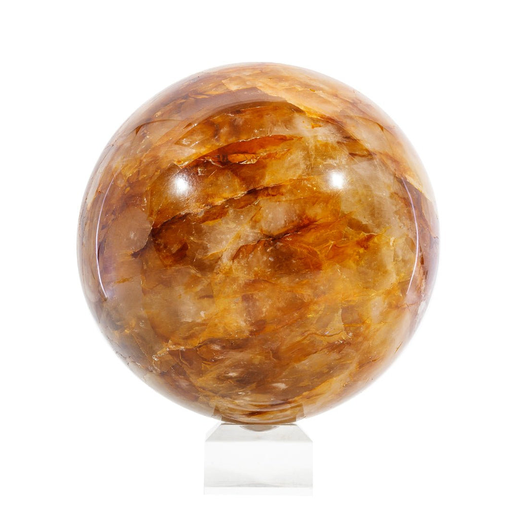 Iron in Quartz "Hematoid" 4.96 Inch 6.17lb Polished Crystal Sphere - Brazil - KKL-133 - Crystalarium