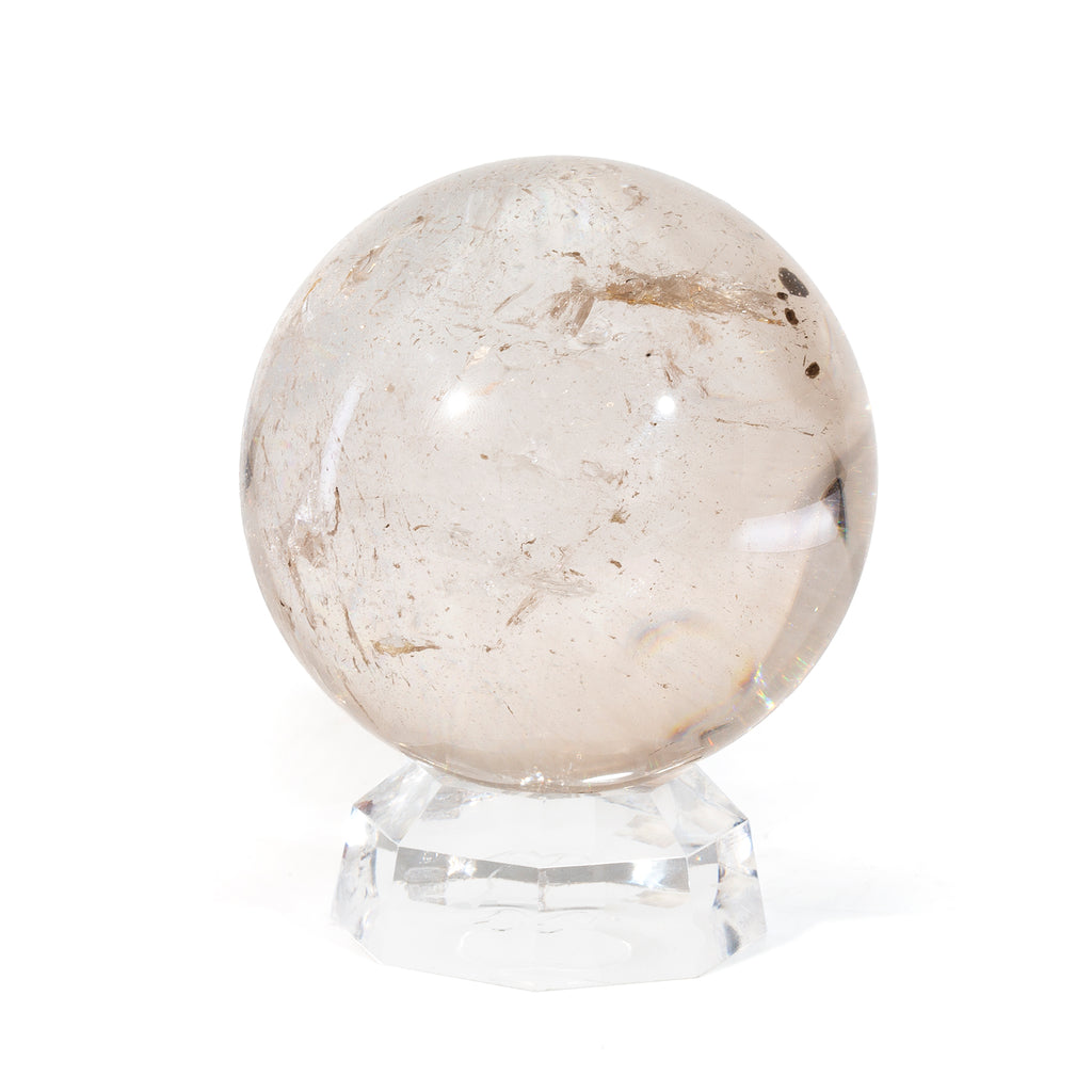 Quartz Enhydro 3.28 inch 1.77 lb Polished Crystal Sphere - China - GGL-005 - Crystalarium