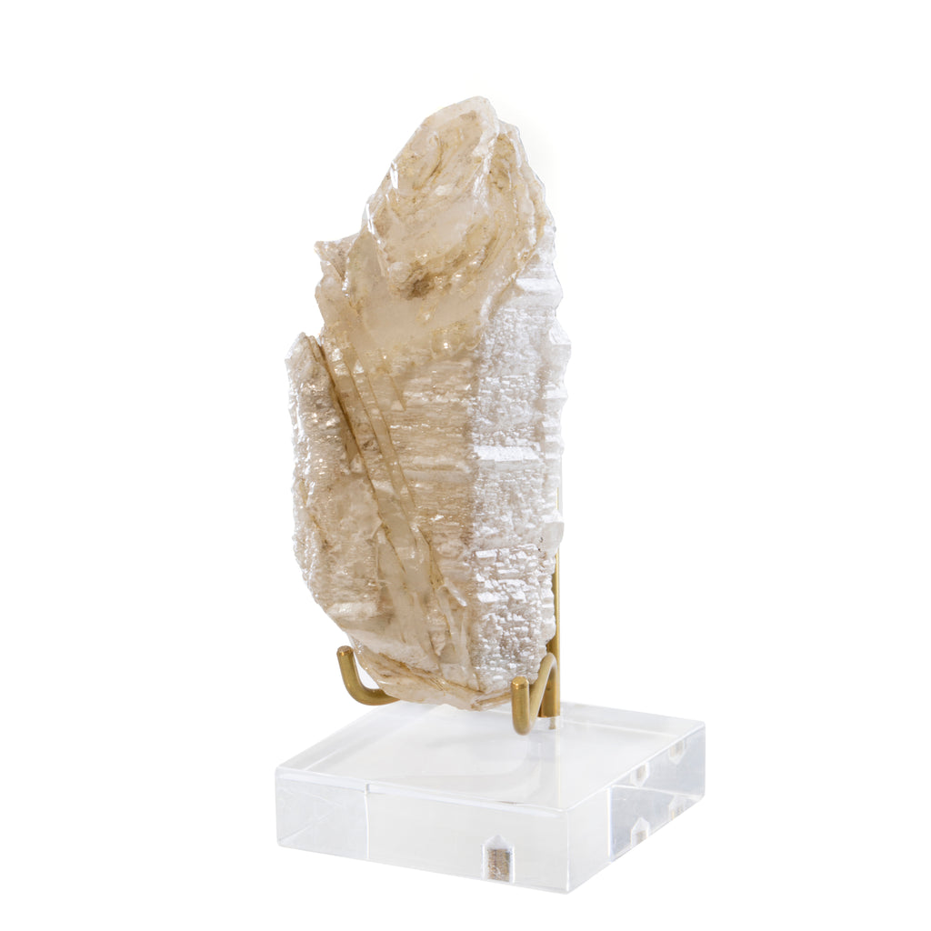Interference Quartz 3.2" Natural Crystal Point - Russia - HHX-087 - Crystalarium