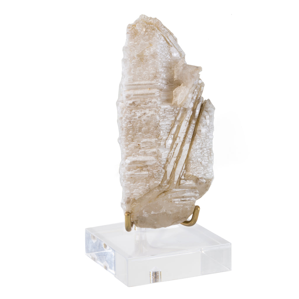 Interference Quartz 3.2" Natural Crystal Point - Russia - HHX-087 - Crystalarium
