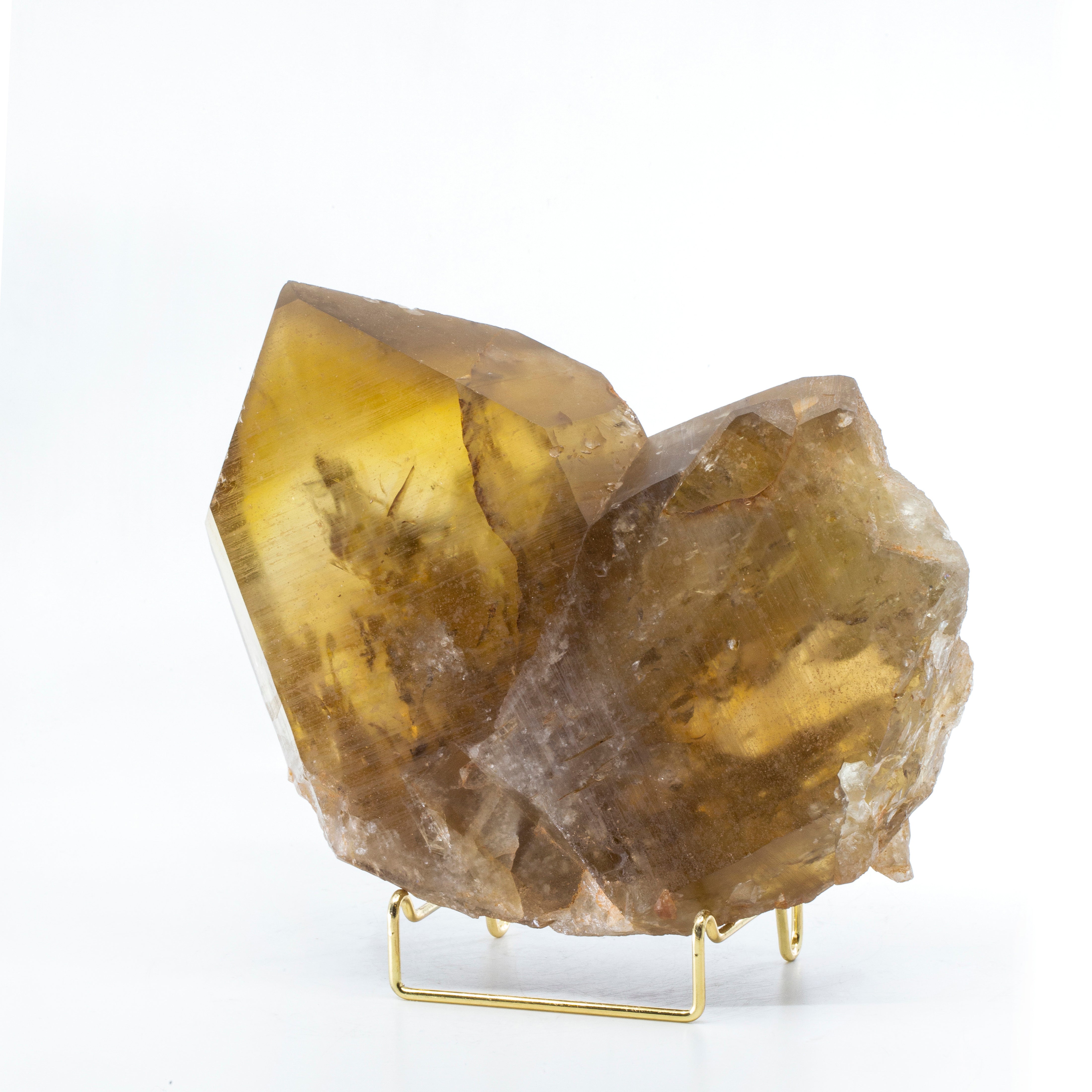 Citrine 7 inch 4.8 lb Natural Japan Law Twin - Zambia - HHX-096 - Crystalarium