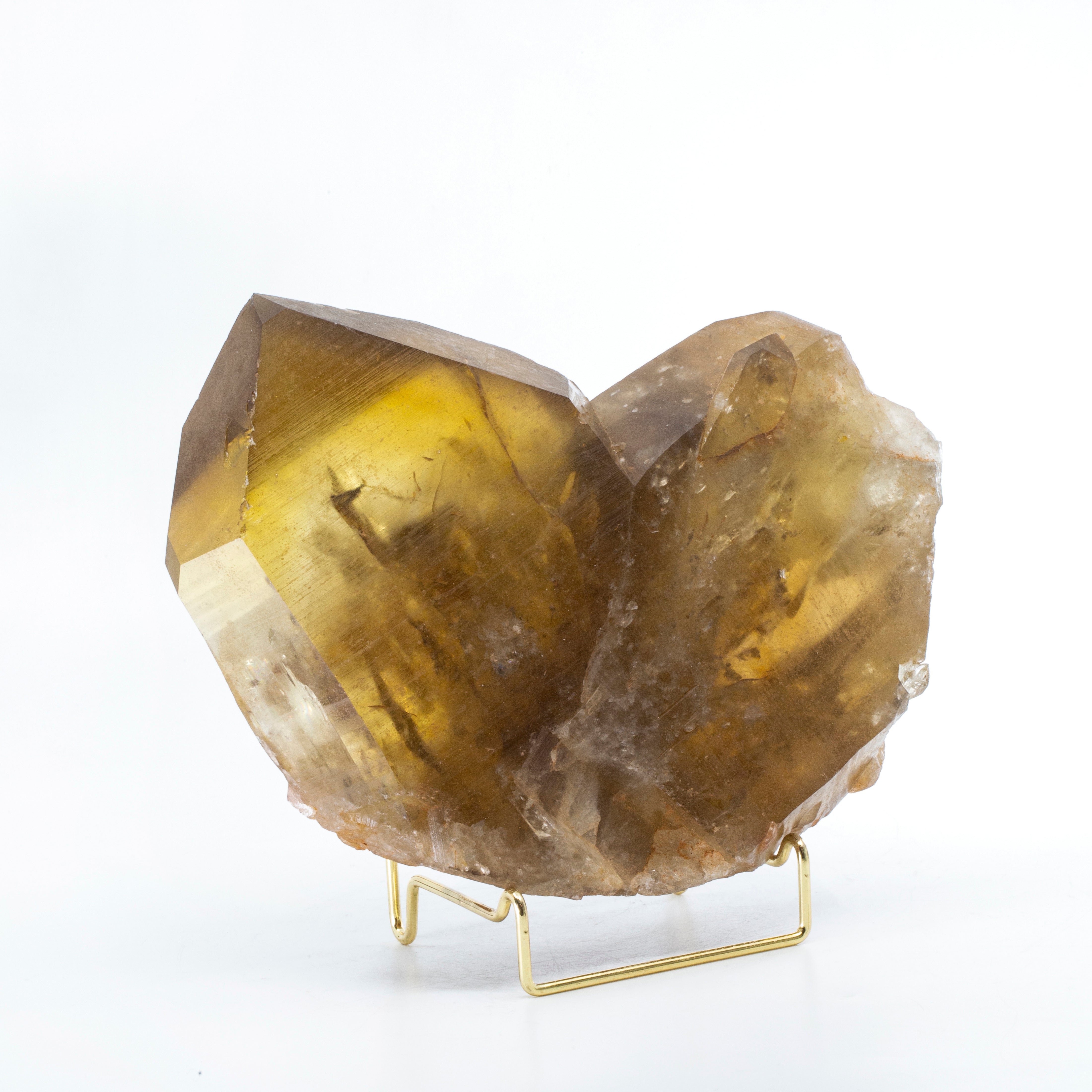 Citrine 7 inch 4.8 lb Natural Japan Law Twin - Zambia - HHX-096 - Crystalarium