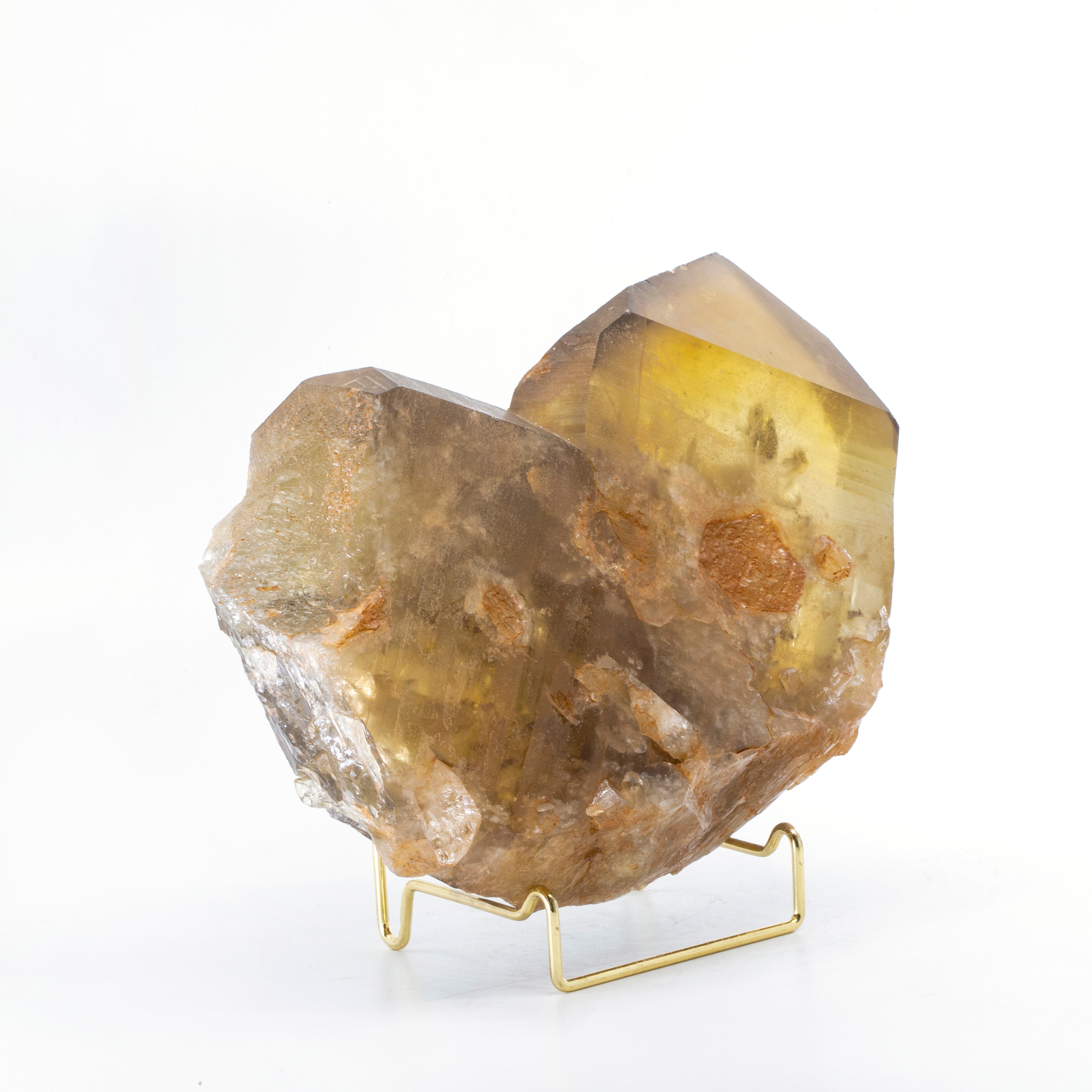 Citrine 7 inch 4.8 lb Natural Japan Law Twin - Zambia - HHX-096 - Crystalarium