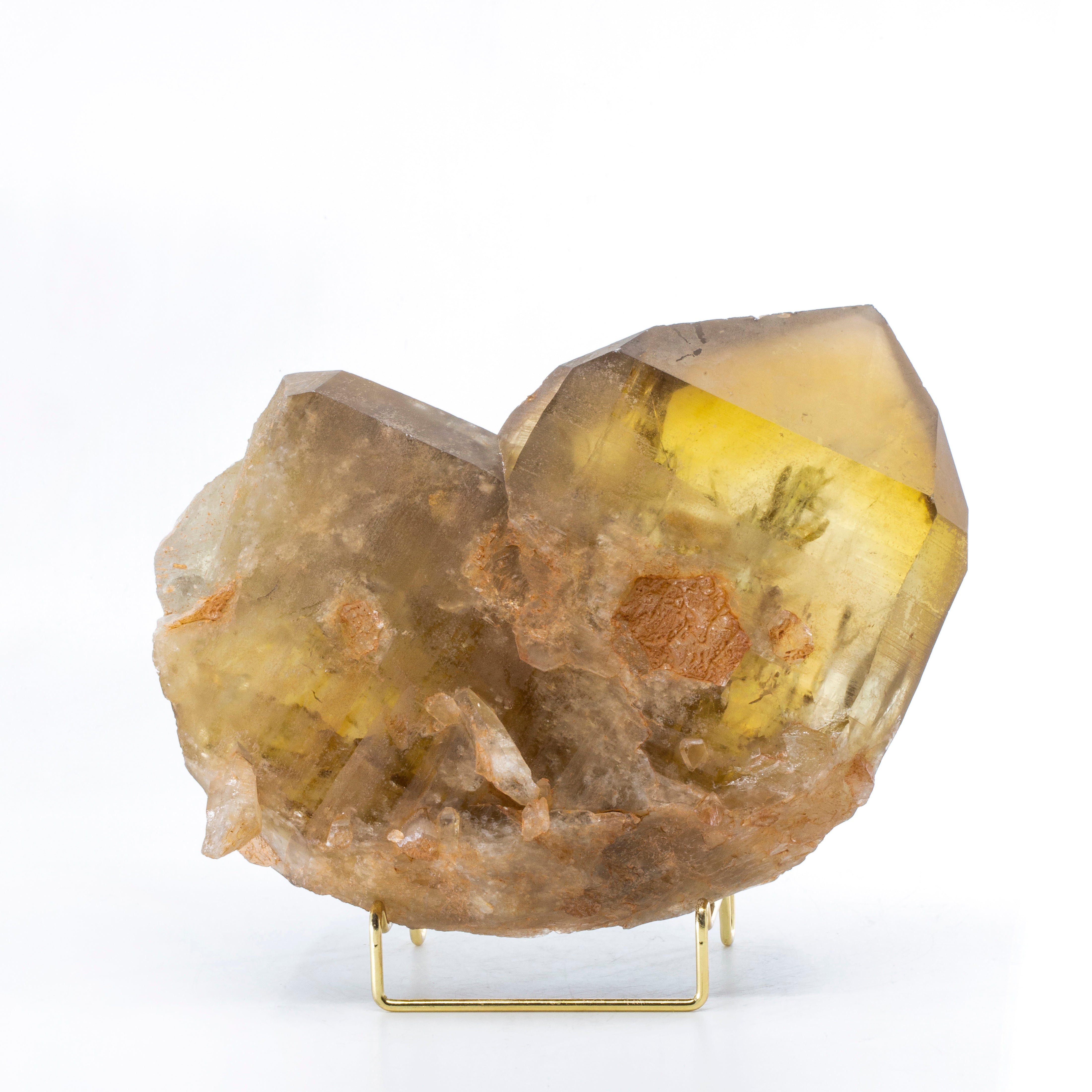 Citrine 7 inch 4.8 lb Natural Japan Law Twin - Zambia - HHX-096 - Crystalarium