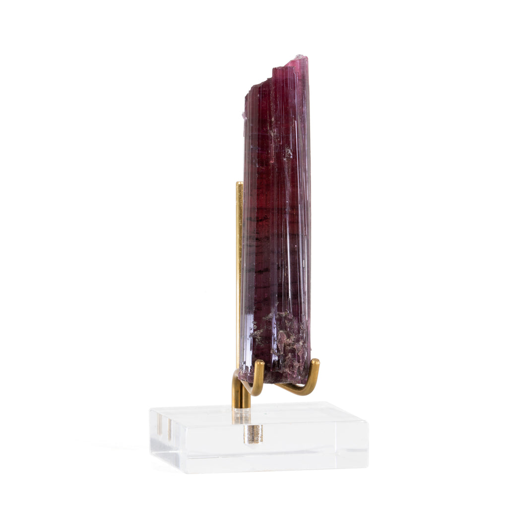 Bi-Color Purple and Pink Tourmaline 78.86mm 187 carats Natural gem Crystal - Brazil - HHX-119 - Crystalarium
