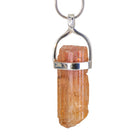Imperial Topaz 20.76 Carat Natural Crystal Sterling Silver Handcrafted Twist Pendant - JJO-231 - Crystalarium