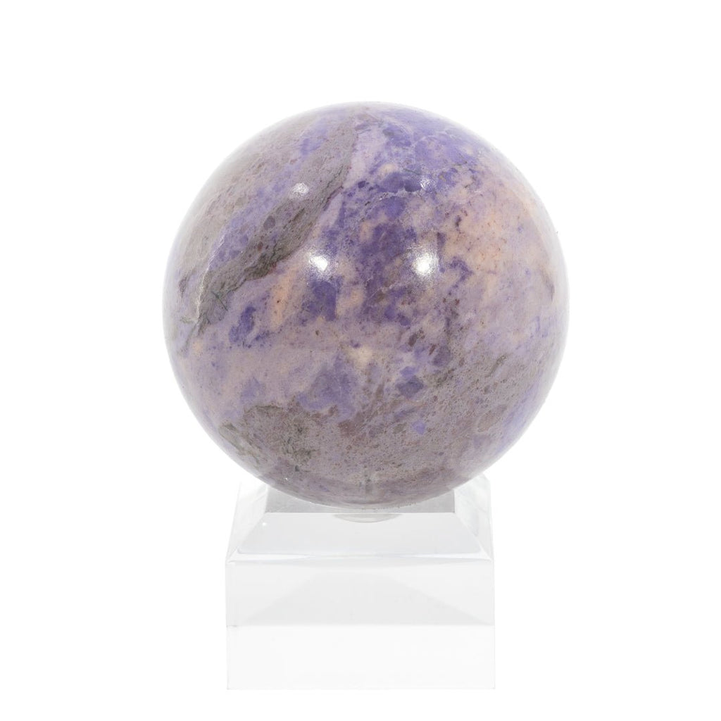 Jadeite "Unicorn Jade" 2.2 Inch 266.8 Gram Polished Crystal Sphere - India - LLL-005 - Crystalarium