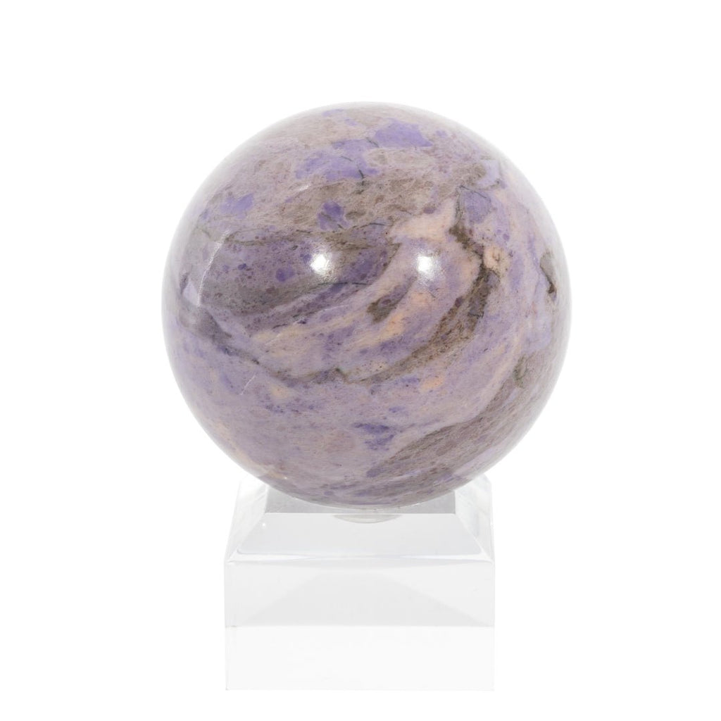 Jadeite "Unicorn Jade" 2.2 Inch 266.8 Gram Polished Crystal Sphere - India - LLL-005 - Crystalarium