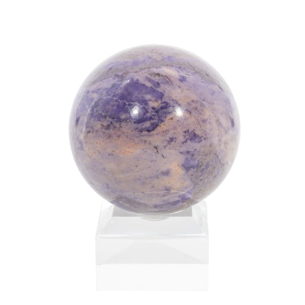Jadeite "Unicorn Jade" 2.2 Inch 266.8 Gram Polished Crystal Sphere - India - LLL-005 - Crystalarium