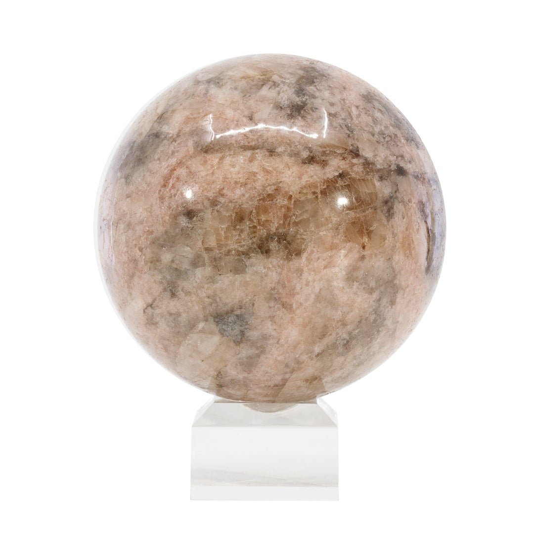 Kunzite in Quartz 3.48 Inch 2.37lb Polished Crystal Sphere - Australia - AAL-054 - Crystalarium