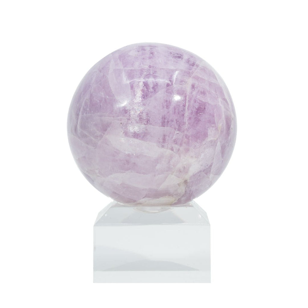 Kunzite 2.1 Inch .6lb Polished Gemstone Sphere - KKL-079 - Crystalarium