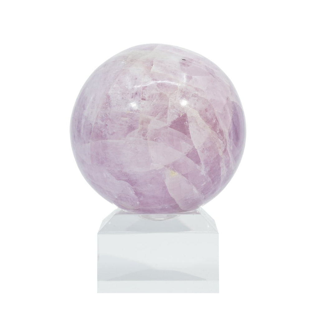 Kunzite 2.1 Inch .6lb Polished Gemstone Sphere - KKL-079 - Crystalarium
