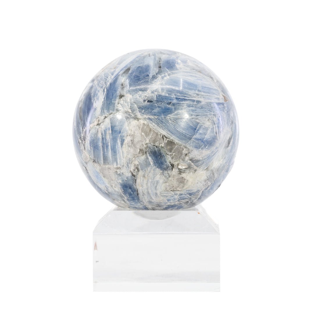 Kyanite 2 Inch 239 Gram Polished Crystal Sphere - Brazil - KKL-040A - Crystalarium